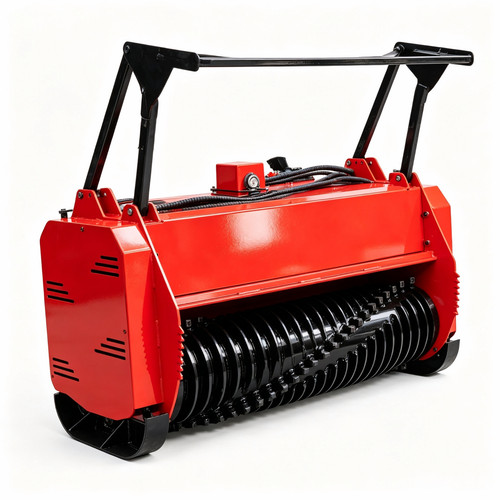 Skid steer forestry mulcher - steer,