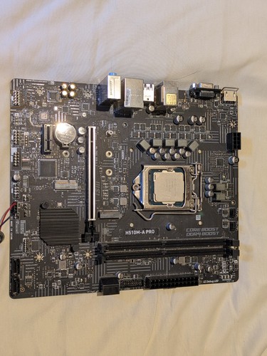 Intel 10400f cpu - and, msi