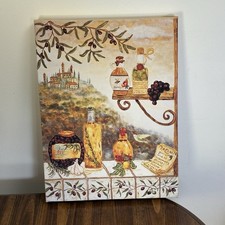 “Tuscan Kitchen” Artist Signed Hand Painted Sides Limited Edition 2/500 Large Sz