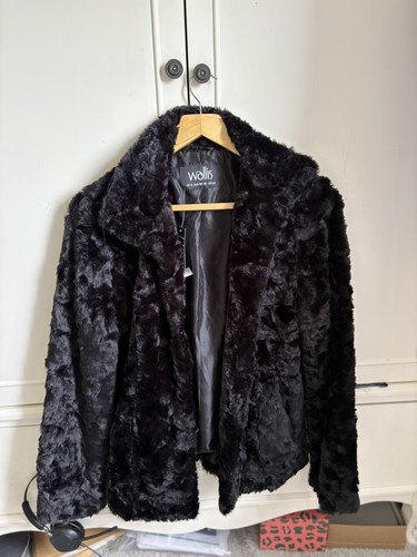 Wallis black faux fur - faux,