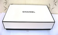 Chanel Small Black & White Gift box (21 x 17 x 7 1/2cms) New (some flatpacked)
