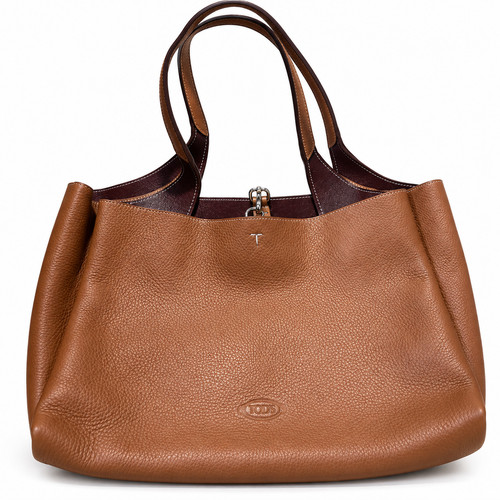 Authentic tod brown - brown, grained