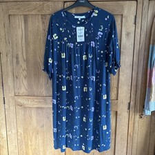 NEXT Dress blue Smock Top Floral  BNWT RRP £25