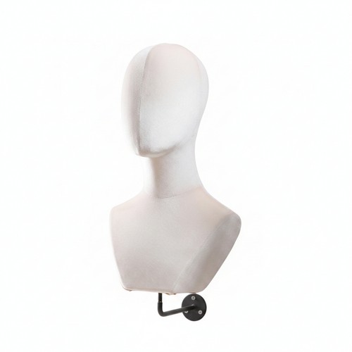 Velvet display bust mannequin - velvet,