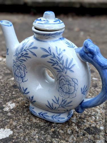 Vintage chinese blue - blue, white