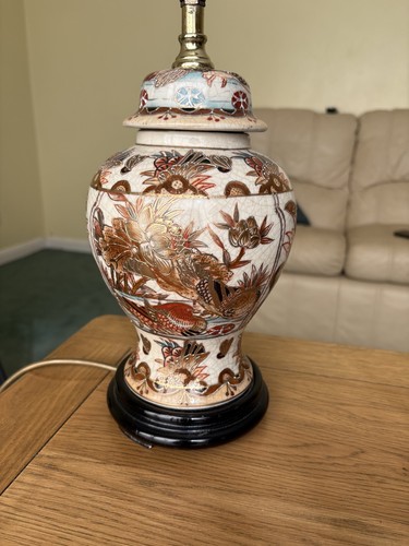 Vintage ceramic ginger jar - ceramic,