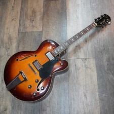 Yamaha AE-12 Japan Vintage 1970s Full Hollow Jazz Guitar Spruce Top w/Soft Case
