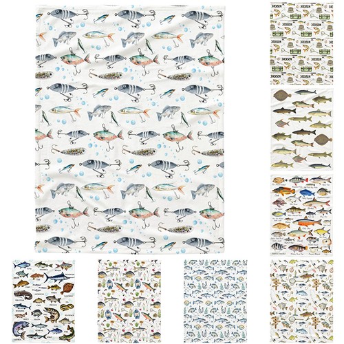 Fish pattern printing - 3d,