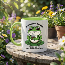 Sarcastic funny frog mug 11oz - ,