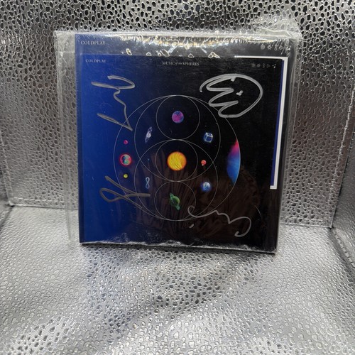 Sealed signed coldplay music - sealed/signed,