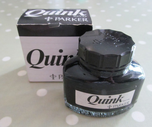 Vintage parker quink - vintage, writing