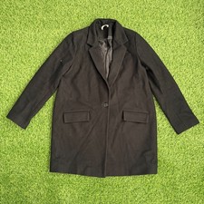 Sessùn Women’s Wool Blend Coat – Black – Size S – Classic Parisian Style