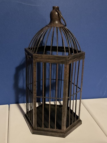 Metal decorative birdcage - metal,