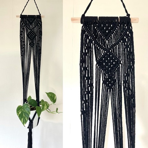 Macrame plant hanger boho - plant,
