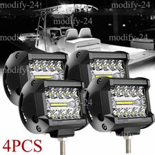 4PCS Spreader Led Marine Navigation Deck/Mask Lights Pods Flood Light Boat 12V