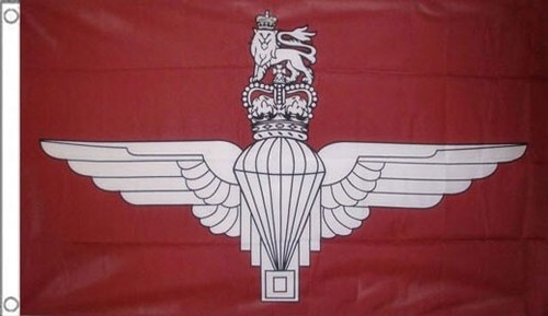 Parachute regiment flag - parachute, 5'