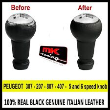 PEUGEOT 207 307 407 807 GENUINE LEATHER GEAR BOX KNOB COVER