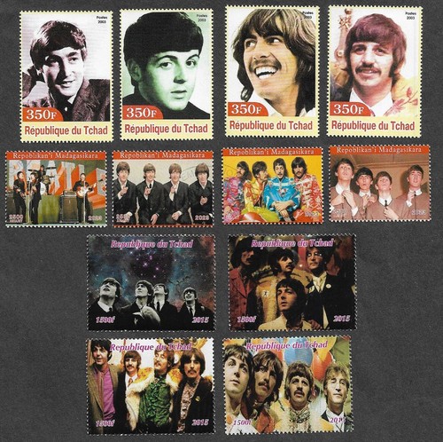 The beatles stamps - beatles, sets