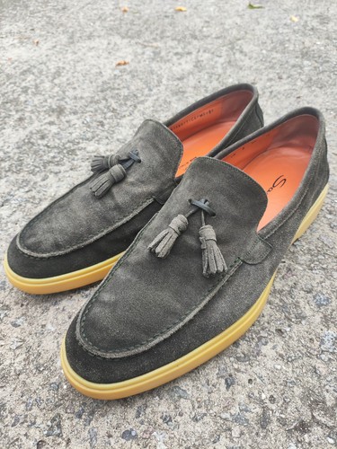 Santoni suede tassel - suede,