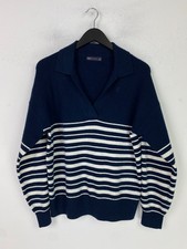 M&S Collection Navy White