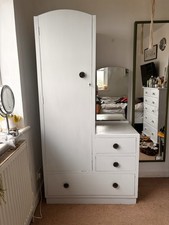 Painted Wooden Wardrobe/dresser