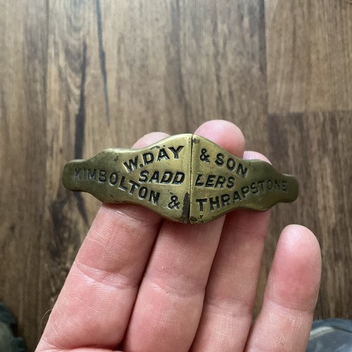 Antique saddlers horse brass - antique,