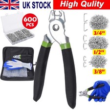 Straight Hog Ring Plier Kit w/
