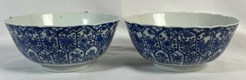 Pair chinese blue white - chinese,
