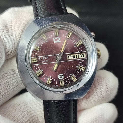 Vintage soviet watch slava - soviet,