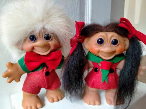 Bespoke dam troll couple 1964 - couple,