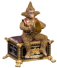 The San Francisco Music Box Company Phantom of The Opera Musical Monkey Figur...