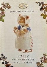BRAMBLY HEDGE POPPY & HER BABIES TOY KNITTING PATTERN