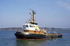 Tug GANGES With HMS GANGES