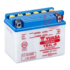 Yuasa YB4L-B 4Ah Battery Honda PXR 50 1985-