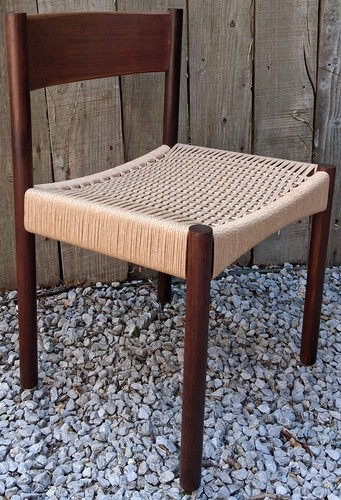 Mcm danish papercord chairs - danish,