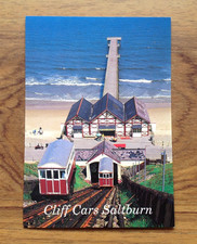 Cliff Cars Saltburn , North Yorkshire  RP. Free UK Postage