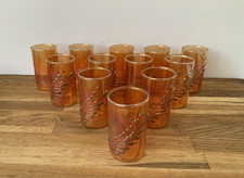 Vintage Amber Pink & Gold