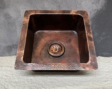 Aged Copper Bar Sink 