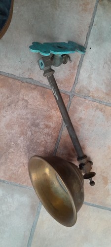 Antique lamp bracket oil gas - lamp, oil/gas