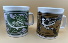 2 Staffordshire Ironstone Bird