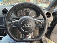 Audi TT/A3/A4 S-LINE FLAT BOTTOM LEATHER MULTIFUNCTION STEERING WHEEL & AIRBAG