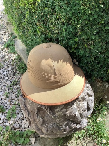 Ww1 officer pith helmet hat - helmet,