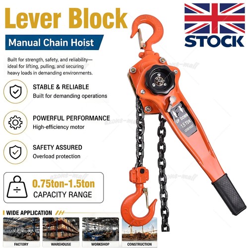 Lever chain hoist 750kg 1500kg - lever,