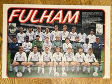 Hand Signed A4 Picture - Fulham FC 1987/88 season - 25 signatures
