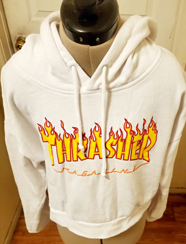 Thrasher flame logo pullover - flame,