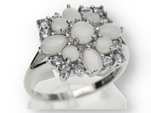 Opal gemstone ring ladies - ring, in