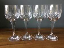 4 x Wine Hock VINTAGE Crystal