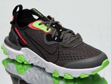 Nike Worldwide React Vision Youth Size 5 Kids Iron Grey Shoes Fast Shipping  