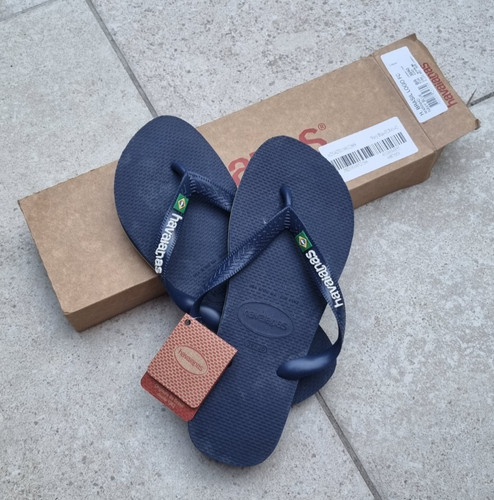 Havaianas brasil logo navy - havaianas,