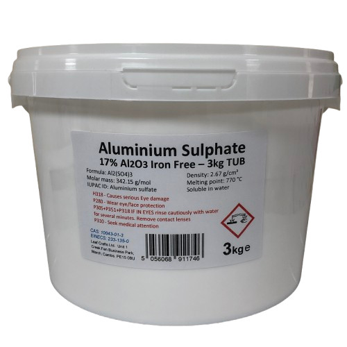 Aluminium sulphate iron - 17%,